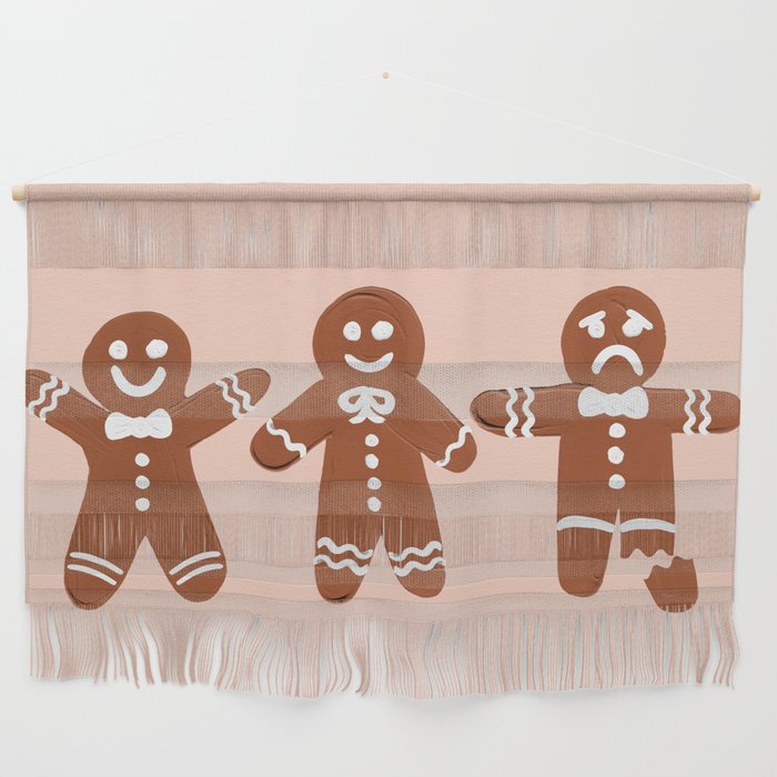Gingerbread Men - Blush Palette Wall Hanging Gallery Image 1