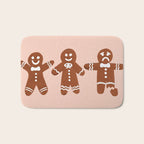 Gingerbread Men - Blush Palette Bath Mat Gallery Image 1