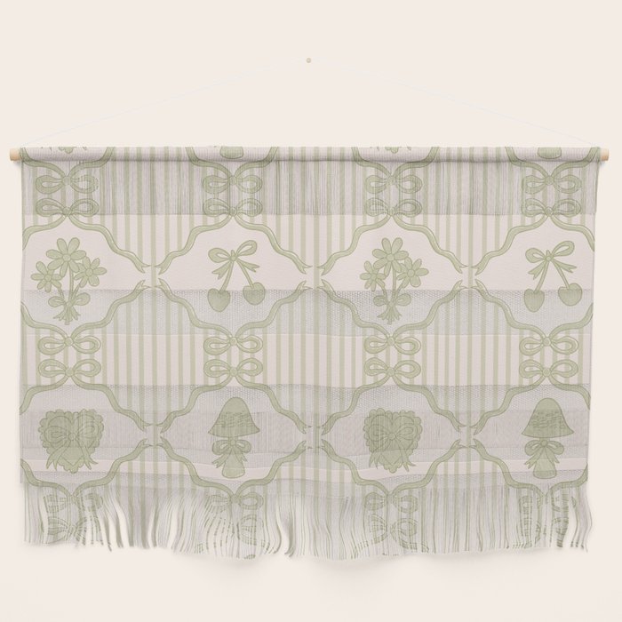 Eloise Print in Green Wall Hanging Gallery Image 1