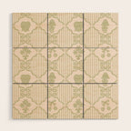 Eloise Print in Green Wood Wall Art Gallery Image 1