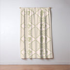 Eloise Print in Green Window Curtain Gallery Image 3