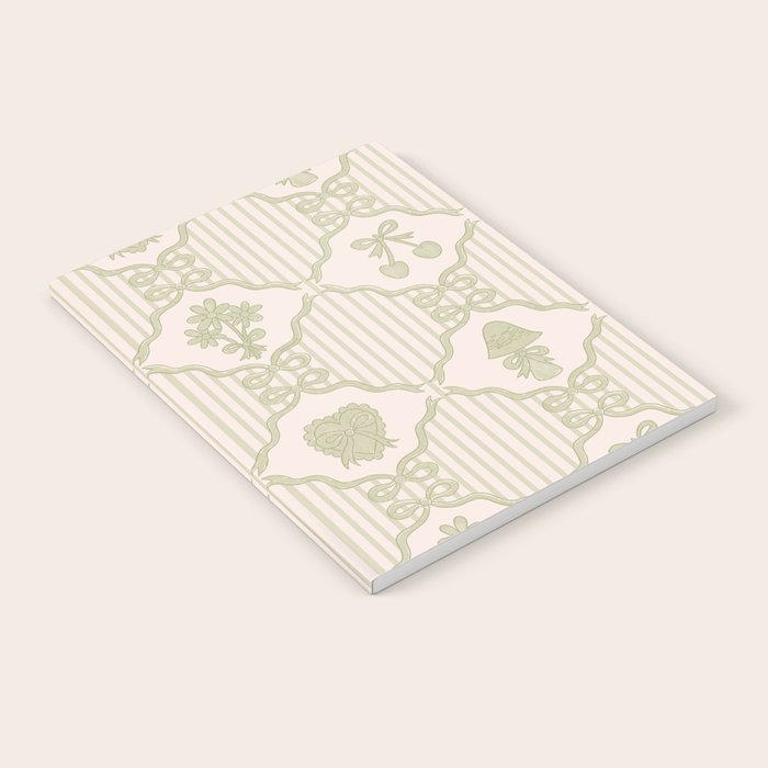 Eloise Print in Green Notebook Gallery Image 2