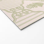 Eloise Print in Green Welcome Mat Gallery Image 2