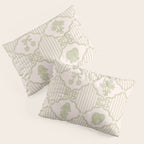 Eloise Print in Green Pillow Sham Gallery Image 3