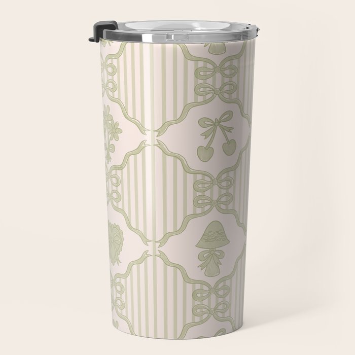 Eloise Print in Green Travel Mug Gallery Image 3