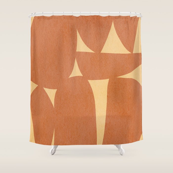 Abstract A11-soft Shower Curtain Gallery Image 1