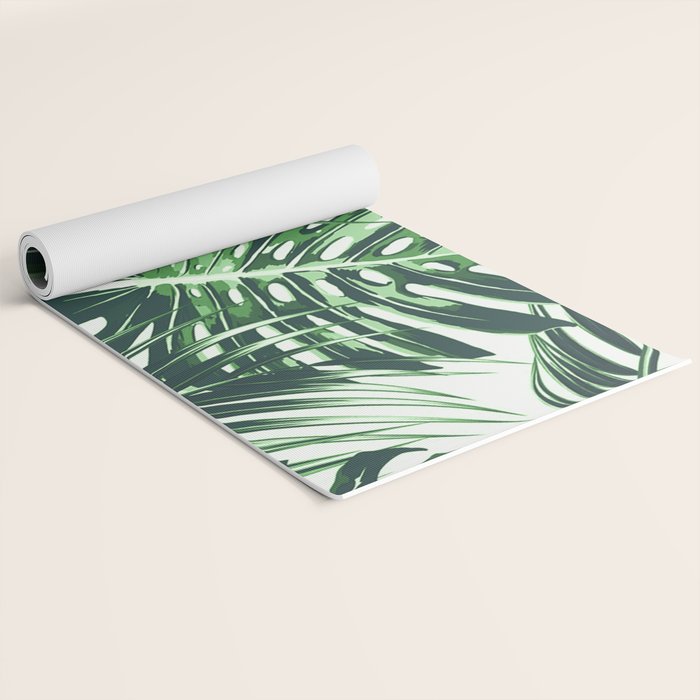 Tropical Leaves 4 Yoga Mat Gallery Image 2