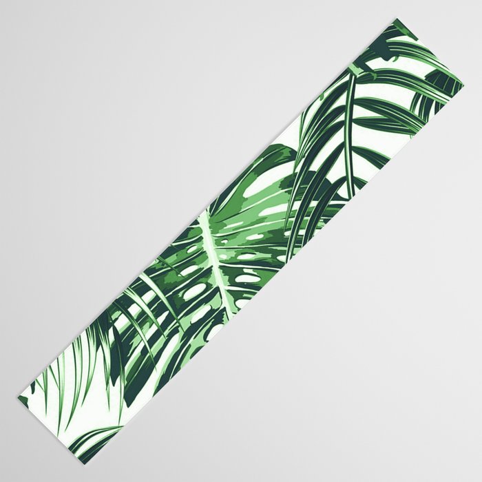 Tropical Leaves 4 Table Runner Gallery Image 3