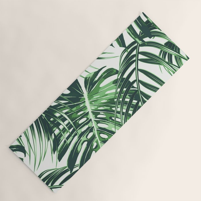 Tropical Leaves 4 Yoga Mat Gallery Image 1