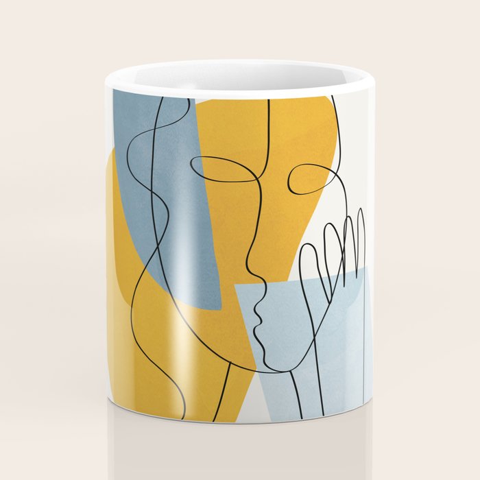 Abstract Colorful Faces II Coffee Mug Gallery Image 4