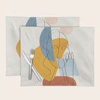 Abstract Colorful Faces II Placemat Gallery Image 1