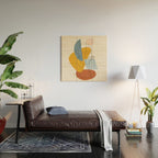Abstract Colorful Faces II Wood Wall Art Gallery Image 2