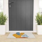 Abstract Colorful Faces II Welcome Mat Gallery Image 3