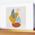 Abstract Colorful Faces II Wall Mural Gallery Image 2