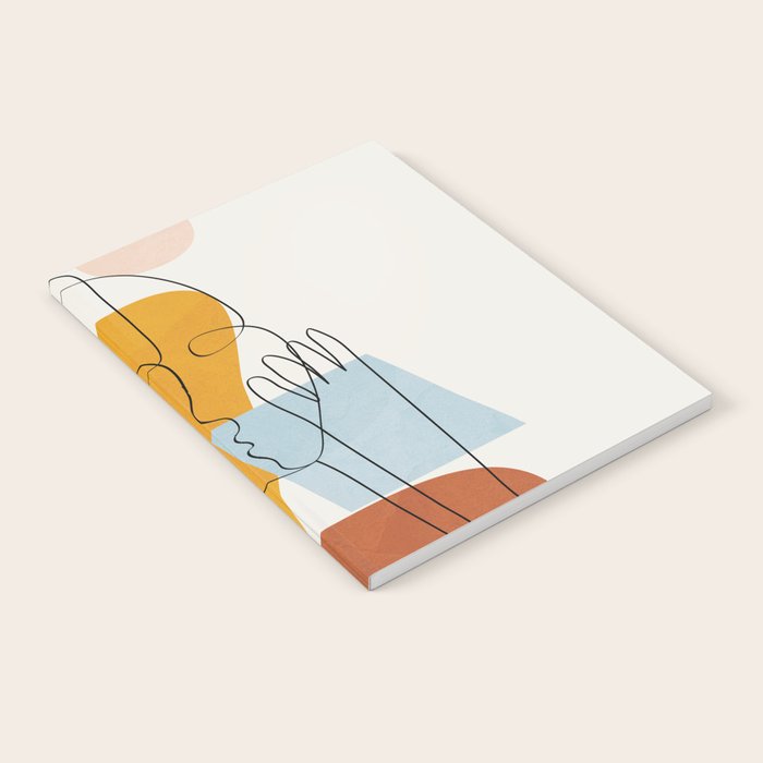 Abstract Colorful Faces II Notebook Gallery Image 1