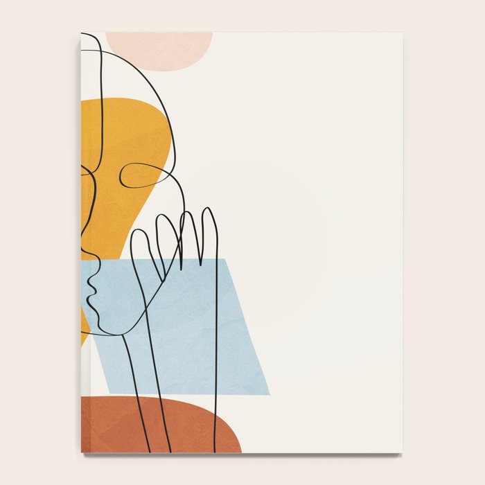 Abstract Colorful Faces II Notebook Gallery Image 4