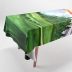 Colorful Landscape 4 Tablecloth Gallery Image 1