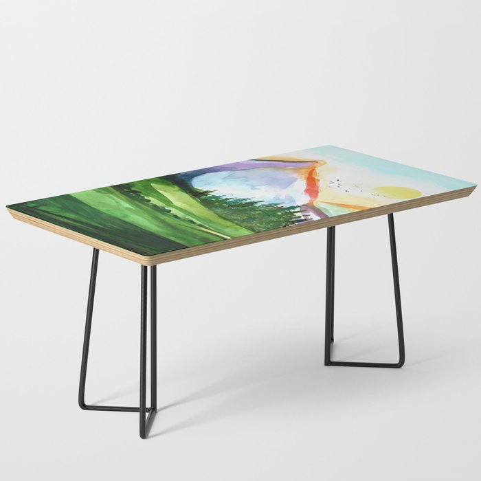 Colorful Landscape 4 Coffee Table Gallery Image 1
