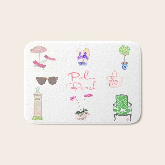PALM BEACH Bath Mat Gallery Image 1