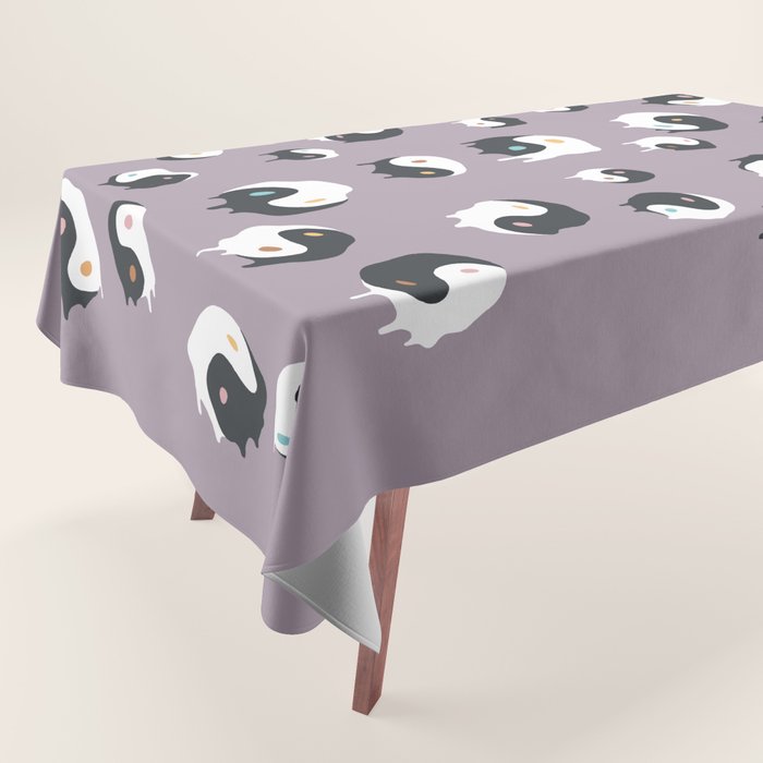 Yinyang pattern 1p  Tablecloth Gallery Image 1