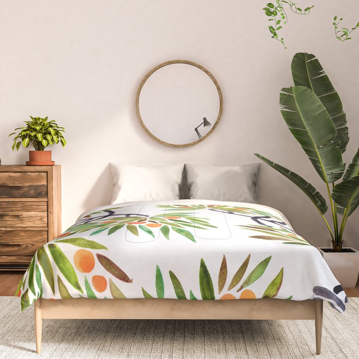 Bonsai Tree - Orange Fruit Comforter Gallery Image 3