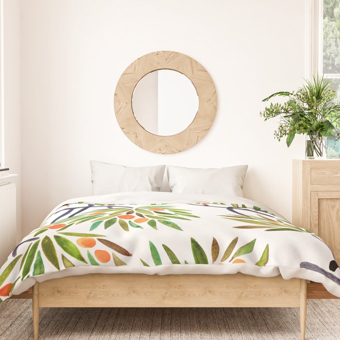 Bonsai Tree - Orange Fruit Duvet Cover Gallery Image 3