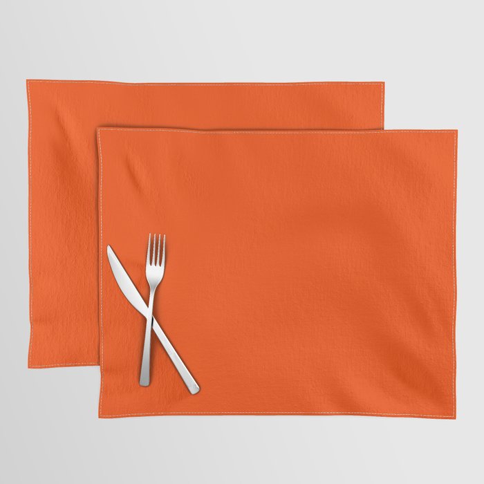 Orange Red Placemat Gallery Image 1