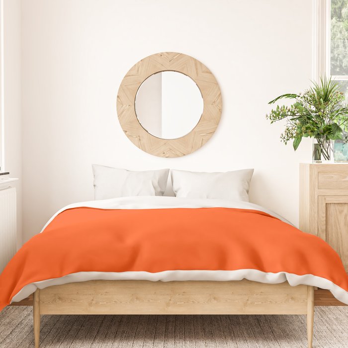 Orange Red Duvet Cover Gallery Image 3
