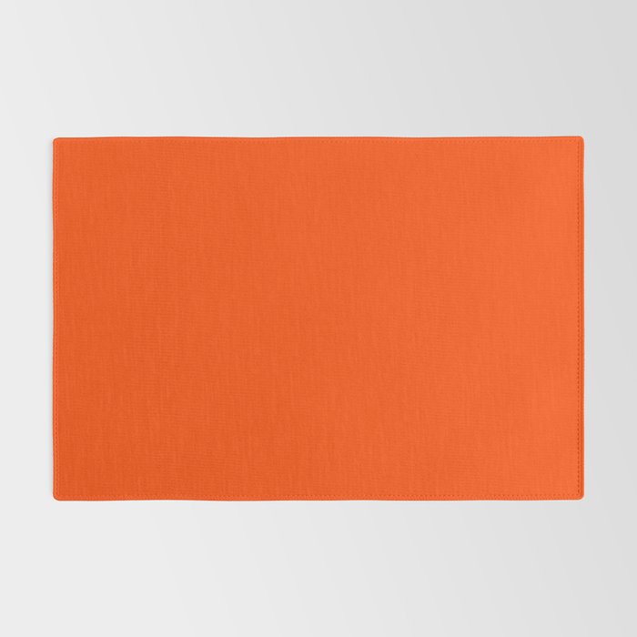 Orange Red Rug Gallery Image 2