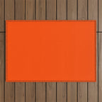 Orange Red Outdoor Rug Gallery Image 1