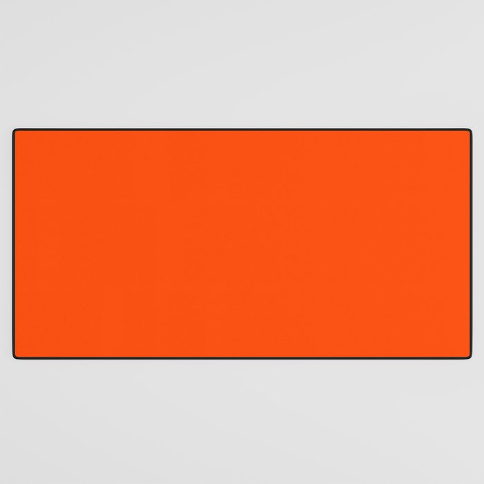 Orange Red Desk Mat Gallery Image 3