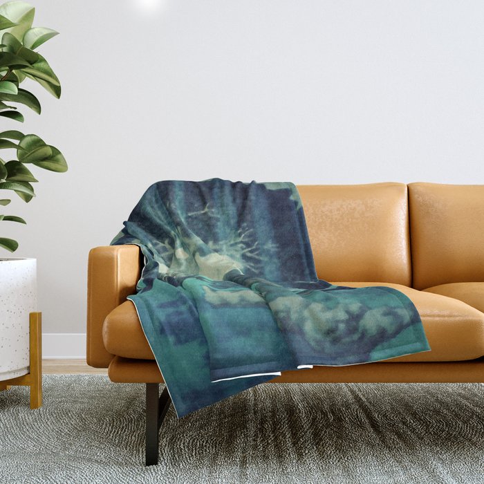 Dreams from Hitori - Nature Landscape Throw Blanket Gallery Image 1