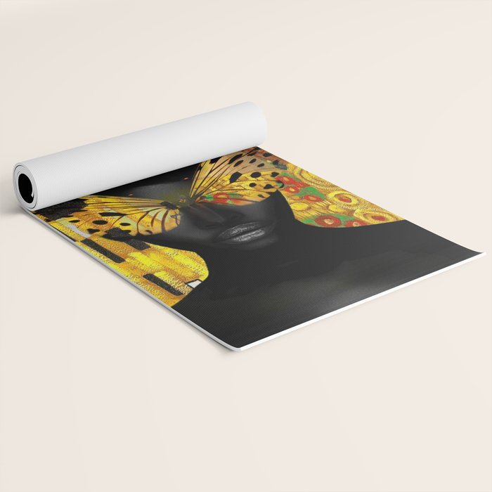 lady butterfly Yoga Mat Gallery Image 2