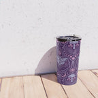 Celestial Forest Damask - Violet Travel Mug Gallery Image 4