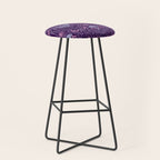 Celestial Forest Damask - Violet Stool Gallery Image 1