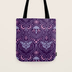 Celestial Forest Damask - Violet Tote Bag Gallery Image 1