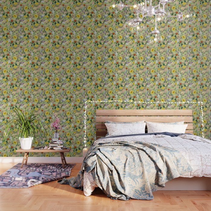 Vintage Floral Garden Wallpaper Gallery Image 3