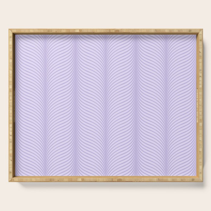 Elysian XIV Lavender Purple Serving Tray Gallery Image 1