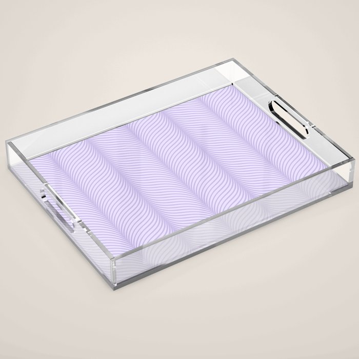 Elysian XIV Lavender Purple Acrylic Tray Gallery Image 1