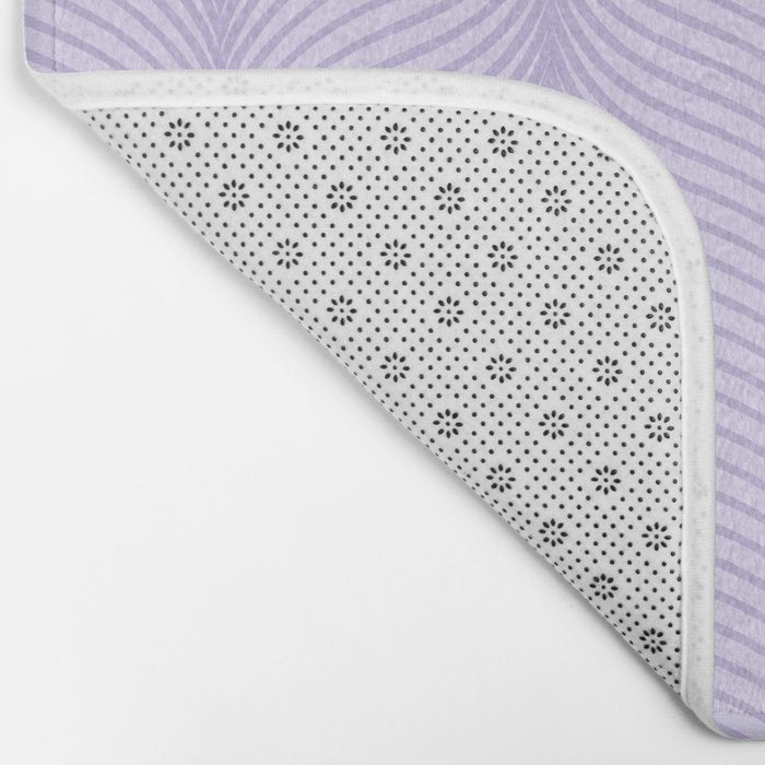 Elysian XIV Lavender Purple Bath Mat Gallery Image 2