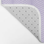 Elysian XIV Lavender Purple Bath Mat Gallery Image 2