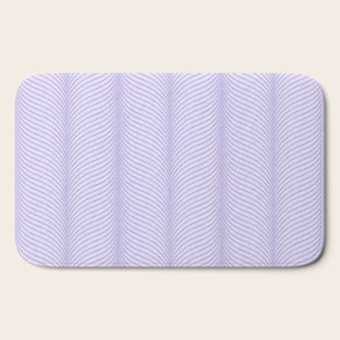 Elysian XIV Lavender Purple Bath Mat Gallery Image 2