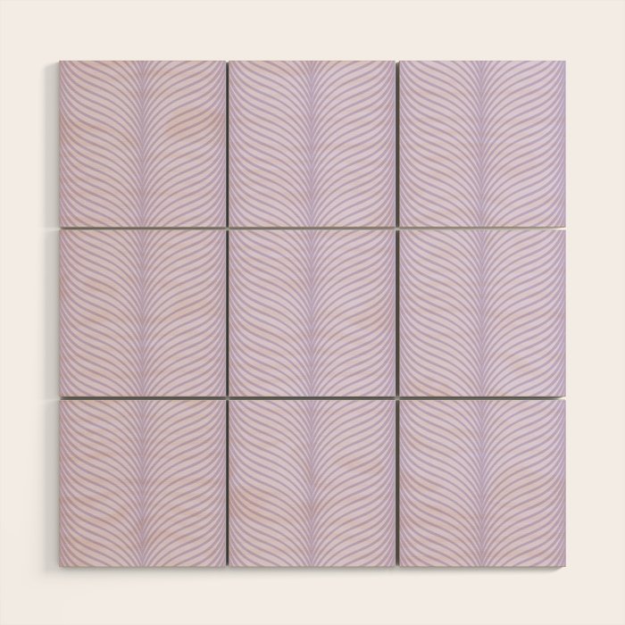 Elysian XIV Lavender Purple Wood Wall Art Gallery Image 1