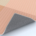 Color Block Line Abstract II Vintage Neutral Rug Gallery Image 4