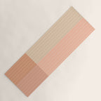 Color Block Line Abstract II Vintage Neutral Yoga Mat Gallery Image 1
