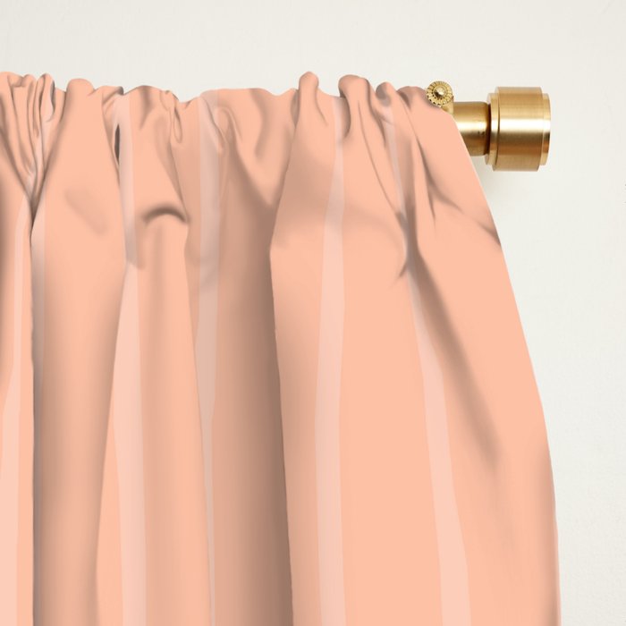 Color Block Line Abstract II Vintage Neutral Window Curtain Gallery Image 2