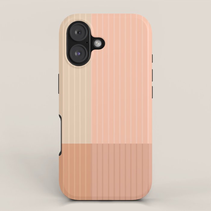 Color Block Line Abstract II Vintage Neutral iPhone Case Gallery Image 1