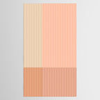 Color Block Line Abstract II Vintage Neutral Tablecloth Gallery Image 2