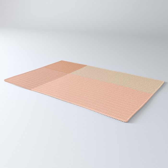 Color Block Line Abstract II Vintage Neutral Rug Gallery Image 3