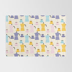 Moka coffee pattern Rug Gallery Image 2